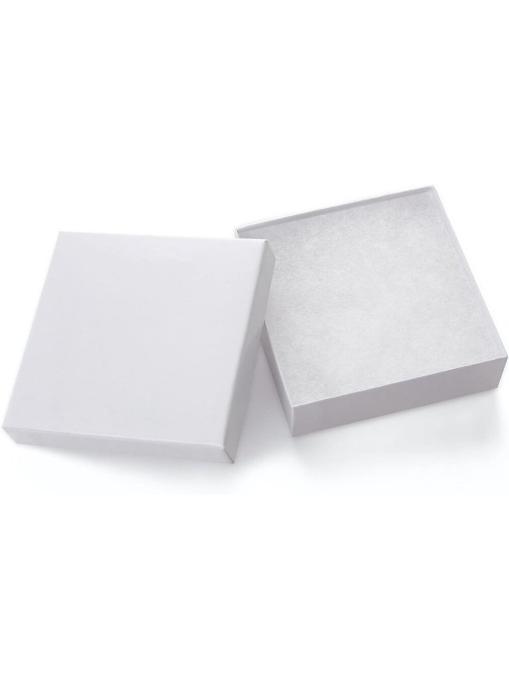96 Pack Small Jewelry Gift Boxes - 3.5x3.5x1 Inch Cardboard for Earrings